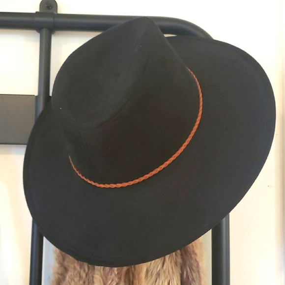 Hat Suede-like Leather band One Size Sun protection - Picture 2 of 6